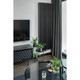 Radox Tosca 2000x400 D50 2160W TEXTURA BLACK / grzejnik dekoracyjny pionowy do salonu o pow.22-30m2